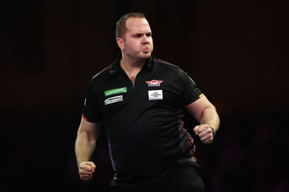 van Duijvenbode was visibly soaking in the electric atmosphere